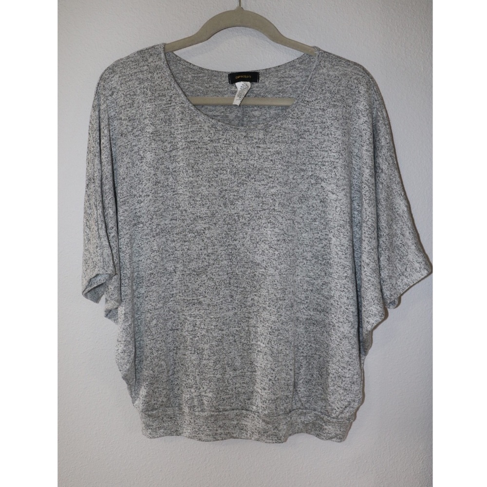 Espresso 3/4 sleeve Gray Shirt